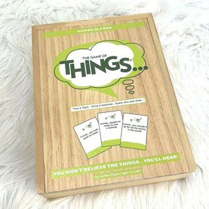 The Game of Things Wooden Box Party Family Interactive 2013 Group Fun Funny
